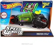 Hot Wheels Speed Winders Twisted Cycle Vehicle, Yellow