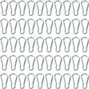500Pcs Bulk Mini Aluminum Carabiner Spring Clip Hook Keychain Buckle Pack Car...