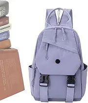 [Generic] Backpack for Women - Student Shoulder Bag,Large Capacity Casual Shoulder Bag, Waterproof Travel Daypack for Nurse Mom Girl