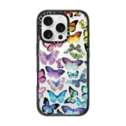 iPhone 16 Pro Impact Case Butterfly Rainbow