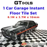 Interlocking Garage Floor Tile Mat DIY Workshop Patio Floating Displays-305x10mm