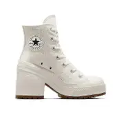 Women's Canvas High-Heeled Shoes, Fashion Sneakers Casual Shoes for Walking White 38