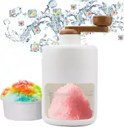 Ice Crusher Machine for Home,Manual Ice Shaver Crushed Ice Maker Shaved Ice Mach