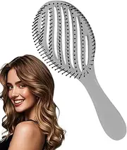 Tuxuseo Wet Brush Detangling Brush, Relaxation Hair Brush, Relaxed Hair Comb, Scalp Massage Smoothing Comb, Faster Drying for Natural, Curly, Straight, Wet and Dry