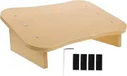 Baluue Footstool Household Stool Pool Foot Stool White Locker Decorative Mirror Locker Desktop Humidifier Household Ashtray Office Ashtray Handrail Cover Handrail Office Locker Beige Wood