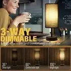 Lamp Touch Control 3-way Dimmable Table Lamp Set