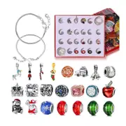 Catzon Advent Calendar Girls Christmas Gift DIY Charm Bracelet Sets