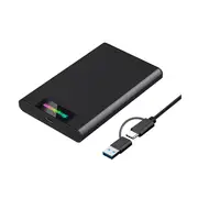 Simplecom Se239 Tool Free Sata Hdd Ssd To Usb C Enclosure Rgb Lights