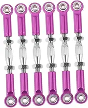 CORHAD 6Pcs Remote Control Trucks Race Cars rc tie rods Aluminum turnbuckles putters Turnbuckle Rod Linkage Rod