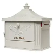 Hamilton Cast Aluminum, Locking, Post Mount Mailbox, Compatibility Code C, HM...