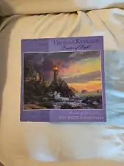 Thomas Kinkade Rock Of Salvation 1000 Piece Jigsaw Puzzle New 2002 27x20