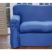 Royal Blue Plain Dye Sofa Cover 1 to 2 Seater 230 X 360cm