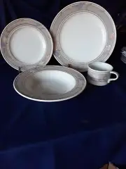 Mikasa, MEADOW SUN, Dinner Plate Salad Plate, Cereal /Soup Bowl and a Cup