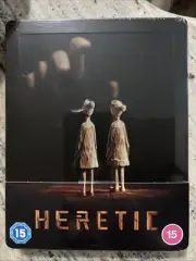 New Sealed Heretic 4K SteelBook UHD Blu-ray (UK)[2024] US SELLER Ships In A Box