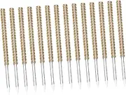12Pcs Shiny Decorative Lollipop Sticks for Candy Apples Cake Pops and Treats Elegant Acrylic Picks for Parties Weddings and Events