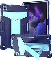 JOJOBE Galaxy Tab A8 10.5 inch 2021 Protective Case (Model SM-X200 X205), Hard Durable Rugged Shockproof Cover Case with Kickstand for 2021 Release Samsung Galaxy Tab A8 10.5 LTE-Blue