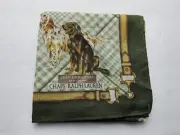 Chaps Ralph Lauren Dogs Handkerchief Neckerchief Bandana Scarf Pocket Square