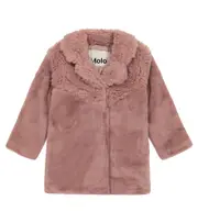 [Molo] Molo Haili faux fur and faux shearling coat Y 15 pink