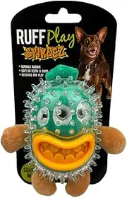 Ruff Play Big Teeth Monster Dog Toy – Funny Big Teeth Design Plush Dog Toy – Tough, Chewable & Interactive for Medium to Large Dogs