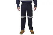 King Gee Mens Workcool 1 Taped Cargo Work Pants K53800 - Navy