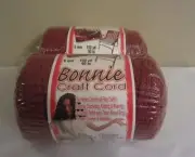 Lot of 2 Rolls of Wine 6mm Bonnie Braid Braided Macrame Craft Cord 200yds