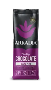 Arkadia Drinking Chocolate 28% Cocoa Bag Barista, 1kg