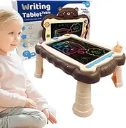 Magnetic Doodle Board - Reusable Writing Doodle Pad - Preschool Learning Activities, Educational Magnet Drawing Board for Home School Kindergarten