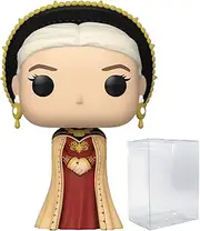 POP House of Dragon - Rhaenyra Targaryen Funko Vinyl Figure (Bundled with Compatible Box Protector Case), Multicolored, 3.75 inches
