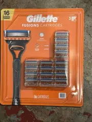 Men’s Razor Blades Refill Cartridges Gillette Fusion5 16 Sealed Pack