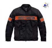 Men's Harley Davidson Motorcycle Mesh Fabric Jacket Trenton Mesh Riding Jacket