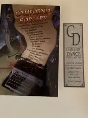 California Sorcery by William F. Nolan & William Schafer Signed/Ltd CD Pubs, New