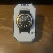 Casio MTPVD01G-1BTN Men's Quartz Diver Date Indicator Gold-Tone 49mm Watch