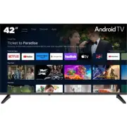 42" Full HD Smart Android 11 Google TV, BT WIFI Chromecast, w/ Remote, Netflix