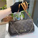 現貨二手 LV 路易威登 FAVORITE 老花 帆布 腋下包 鏈條包 單肩包 斜挎包 M40717 M40718