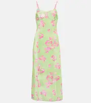 [LoveShackFancy] LoveShackFancy Sima midi dress AU 6 green