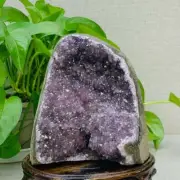 1440g Natural Amethyst Geode Mineral Specimen Crystal Quartz Energy Decoration
