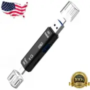 USB / USB Type C 3.1 / MicroUSB External Micro SD Card Reader OTG Adapter