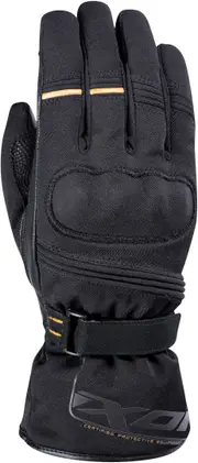 Ixon Pro Field Ladies Motorcycle Gloves, black-gold, Size S for Women Black Gold