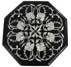 Marble Coffee Table Top Mother of Pearl Inlay Work Sofa Side Table for Guestroom