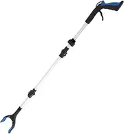 PRETYZOOM Long Reach Grabber Tool Foldable Litter Picker with Ergonomic Handle for Easy Garbage Pickup for High Places and Bathroom Waste Reusable and Practical for Elderly Use