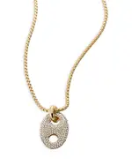 Baublebar Scarlett Pave Reversible Pendant Necklace in Gold Tone, 17-20