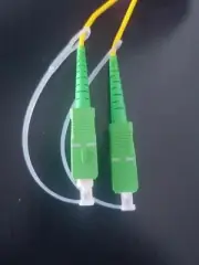 SC/APC to SC/APC Fiber Optic Simplex Single-Mode Patch Cable Yellow 1M / 3.28FT