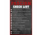 Impact Merch Fascism Checklist Poster Home/Room Wall Decor Display 91x61cm
