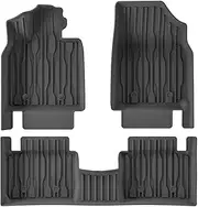 Compatible with BYD King Qin Plus 2025 2024 TPE Floor Mats & Cargo Liners, 3D WP Trunk Mats and Backrest Mats Protector(3PCS Set)