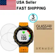3PACK Tempered Glass Screen Protector For Garmin Forerunner 735XT