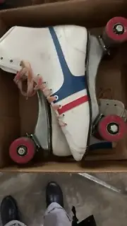 Vintage Fireball Roller Skates, Size 6