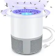 Bug Zapper, Mosquito Killer Lamp, Portable Zappers USB Rechargeable Mosquito Killer Electric Lamp, Indoor Outdoor Use Bug Zapper Powerful Attractant for Backyard Patio Camping