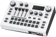Audio Mixer, USB Sound Board Mixing Console, 48V Phantom Power, XLR Interface, Digital Mixer for Podcast, Recording