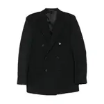 [Caruso] Caruso Double-breasted Blazer 48 IT BLACK