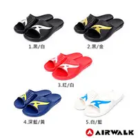 在飛比找PChome商店街優惠-【AIRWALK】超輕超彈棉花糖系列拖鞋(共5色)